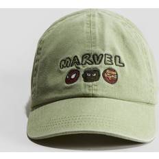 Green Accessories H&M Boys Green Printed Twill Cap - Green