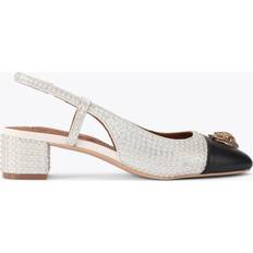 White Heels & Pumps Kurt Geiger London Sloane Slingback Courts - White