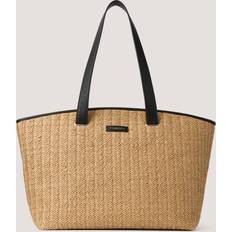 Naturfarvet Muleposer Fiorelli Sydney Tote Bag - Naturligt Fletværk