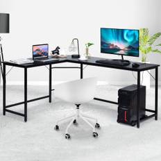 Northix L-format Datorbord PC Hörn 168 x 125 x 74 cm Skrivbord