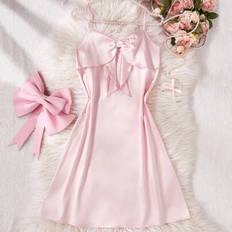 Nightgowns Children's Clothing Shein Elegant Simple Style Comfortable Adjustable Strap - Pink Nightgown