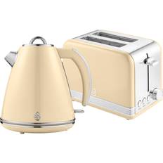 Swan Retro Kitchen Set 1.5L Fast Boil Kettle 2 Slice Toaster