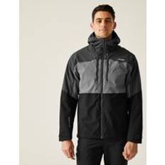 Men Rain Jackets & Rain Coats Regatta Mens Maland II Waterproof Breathable Jacket - Grey