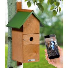 Mounted Birdhouse Green 53cm H x 22cm W x 25cm D