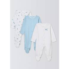 John Lewis Baby Sheep Sleepsuits - Blue
