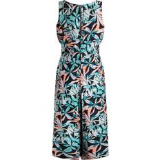 Weird Fish Printed Viscose Jumpsuit - Baby Blue