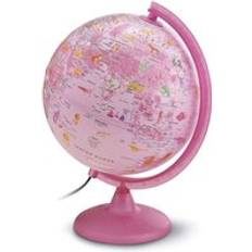 Pink Globes Nova Rico Nova Rico Pink Illuminated Zoo 25 cm Globe