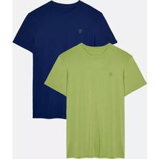 British Boxers Bamboo T-Shirt Pack of 2 - Olive
