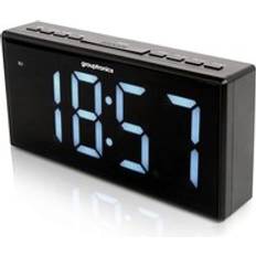 Denver Large Digit Digital Alarm Clock Radio 9 in