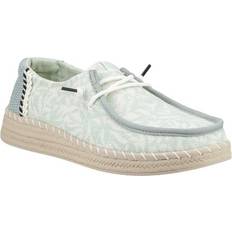 Brown Espadrilles Hey Dude Wendy Espadrille Retro Palm Shoes - Brown