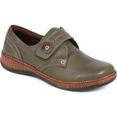Green Monks Pavers Touch-Fasten Monk Shoes - Olive