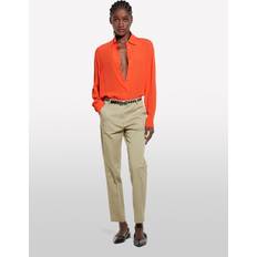 Orange - Women Shirts SISLEY Oversized Fit Shirt - Red