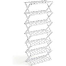 Dunelm 7 Tier Bamboo Shoe Rack 50x120cm