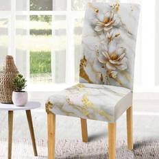Loose Chair Covers Shein Floral Print Dining Covers 1/4/6 pcs Loose Chair Cover