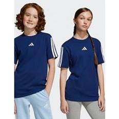 Löpning Barnkläder adidas Essentials T-shirt - Dark Blue/White