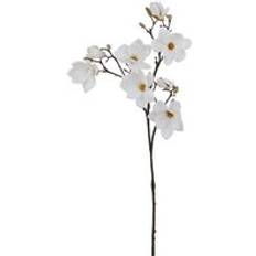 Natural Artificial Plants White Magnolia Stem Flower H86 cm Artificial Plant