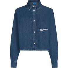 Karl Lagerfeld Dame Skjorter Karl Lagerfeld Bluse - Blue Denim