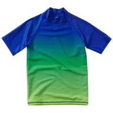 H2O Ombre Short Sleeve Swim Rash Top - Cobalt