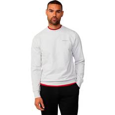 Hackett London Men Jumpers Hackett London Cotton Blend Sweatshirt - Light Grey