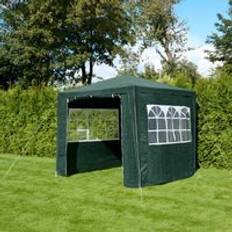 OHS Small Water Resistant Gazebo with Sides - Green