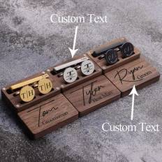 Cufflinks Shein Personalized Groomsmen Cufflinks - Engraved
