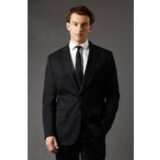 Black Suits Burton Mens Regular Fit Suit Jacket - Black