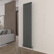 Belfry Heating Vertical Oval Column Radiator Single 600mm H X 354mm W X 56mm D