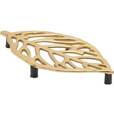 Gold Trivets Fairmont Park Gold Leaf 15.8cm H x 21.3cm W x 3cm D Trivet