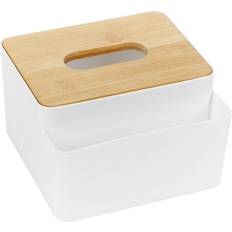White Tissue Box Covers URBN Living Tissue Box Cover 10cm H X 16.5cm W X 16cm D