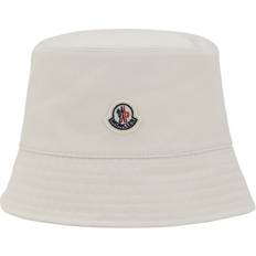 Moncler Hats Moncler Logoed Bucket Hat - White