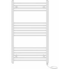 Heated Towel Rails Symple Stuff Straight Heated Towel Rail 100cm H x 60cm W x 3cm D White