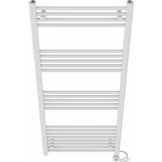Heated Towel Rails Belfry Heating Shannen Straight Towel Rail Heated Towel Rails 140cm H x 60cm W x 3cm D White