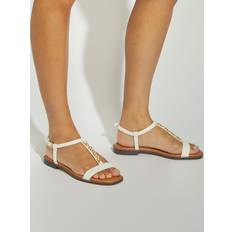 Dune London White Sandals Dune London Lollipops Chain Sandals - White