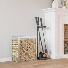 Firewood Baskets Rebrilliant Carsyn 80cm W Metal Log Rack
