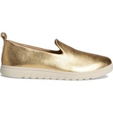 Gold Loafers Vionic Uptown Willa Leather Women's Slip On Shoes - Gold