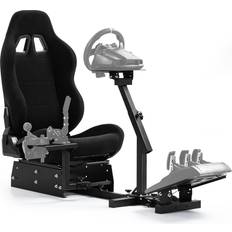 Anman G29 Racing Simulator Cockpit With Black Seat Fit Logitech G920 G923 Xbox