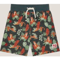 Born Wild Tiger Co-ord Shorts - Navy