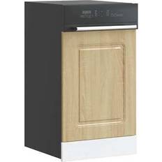 10 pcs Dishwashers vidaXL Dishwasher Panelkalmarsonoma Oak 45 x 1.5 x 67 cm