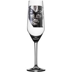 Carolina Gynning Champagneglas Carolina Gynning Golden Butterfly 30 cl Svartvit Champagneglas