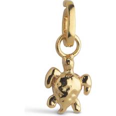 Emalje Charms & Vedhæng ENAMEL Copenhagen Calm Turtle Charm - Forgyldt