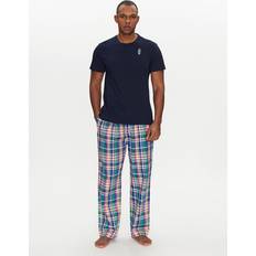 Polo Ralph Lauren S Sleepwear Polo Ralph Lauren Bear Check Pyjamas - Navy