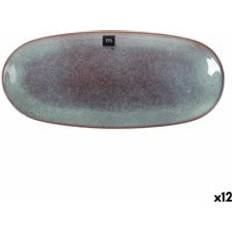 La Mediterránea Melow Oval Platter Set 12 Units Serving Dish
