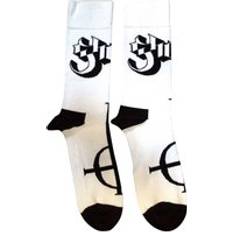 Ghost Symbol Ankle Socks - White