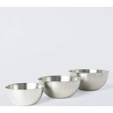 John Lewis Nesting Stainless Steel Bowls Set of 3 Mixing Bowl