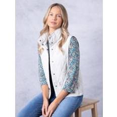 Stella Quilted Gilet - Cream