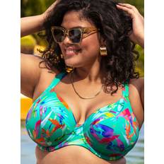 Dam Bikiniöverdelar på rea Elomi Toyama Tides Plunge Bikini Bh Jade
