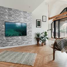 Sheet Materials NOVECRAFTO 3D Rectangular Wall Panels 96 cm Grey Natural Stone