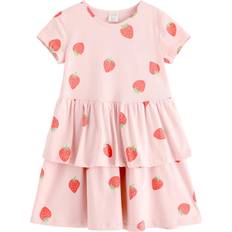 Children's Clothing Lindex Kids' Short Sleeved Dress - Strawberry