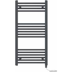 Heated Towel Rails Symple Stuff Straight Heated Towel Rail 100cm H x 50cm W x 3cm D Anthracite