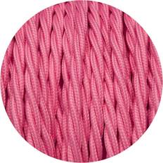 Symple Stuff 2Core Twisted Vintage Coloured 0.75Mm Braided Fabric Flexible Electrical UK Lighting Wire Cord
